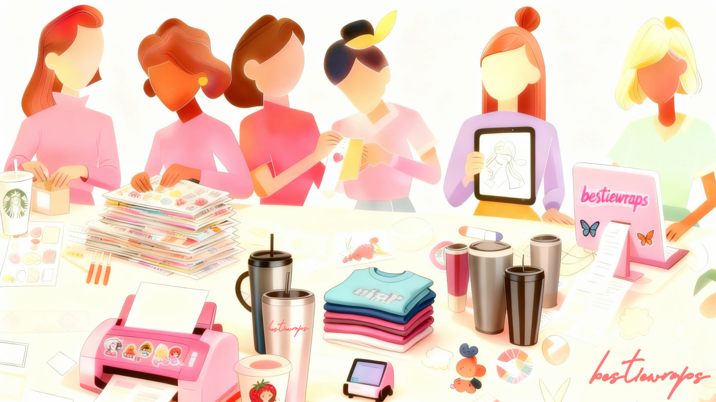 Factory cup wraps and factory beads live deposite